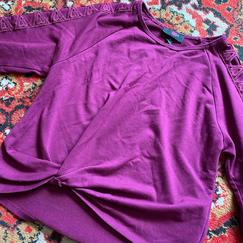 Long sleeve shirt for girls. Size 10-12 medium.